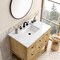 James Martin Vanities Breckenridge 36in Single Vanity, Light Natural Oak w/ 3 CM Ethereal Noctis Top 330-V36-LNO-3ENC - alternate 3